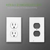 DHL Plug Cover Led Night Light Pir Body Motion Sensor Aktiverad Ljus Ängel Vägg Utlopp Face Hall Bedroom Badrum Säkerhetsljus