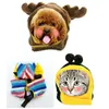 Pet Hat Lion Elk Sun Flower Head Cover Födelsedag Bichon Dog Hat Teddy Bunny Earmuffs Cat Hat Headwear
