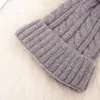 Beanie Hat со съемной Симпатичные Бал Открытый Зимний Трикотажные шапки Женщины Девушки Эластичная Свободный размер 6 цветов Зимние теплые VT0514