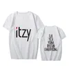 KPOP MIXNINININININIZY YUNA RYUJIN CHAERYEONG LIA yeji韓国風TシャツティーヒップホップTシャートスリーブトップスTシャツPT1052