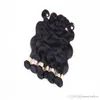 100人の処女の髪のペルーの髪の織りマレーシアの髪の束体ボディーウェーブ100gピース3バンドルロット無料DHL