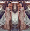 2020 One Shoulder Sequins Mermaid Evening Dresses Ruched Split Beaded Waistband Party Gowns Sweep Train Plus Size Prom Dresses