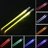 LED Lightsaber Chopsticks Reusable Light Up Chopstick Kitchen Party Tableware Creative Durable Light Glowing Chopstick Gifts5082877