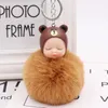 10 pcs/Lot filles porte-clés mode bijoux fête faveurs belle moelleux bébé animaux porte-clés bébé douche cadeau pour femmes sacs Dec