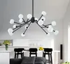 Modern Nordic Spider Ball LED Chandeliers Lighting Tree Simple Personality Chandelier Restaurant Hanging Lamp for Living Room