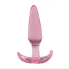 Dildo anale in silicone Nessun vibratore Massaggiatore prostatico maschile Perline anali Plug G Spot Butt Plug Masturbazione Giocattoli del sesso anale per coppia