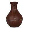 Wood Grain Essential Oil Diffuser Ultrasonic Aromatherapy Bamboo Color USB Humidifier 130ml With Changing Night Light Air Purifier BC BH3535