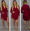 Sommer Sexy V-ausschnitt Kurzes Strandkleid Chiffon Weiß Mini Lose Beiläufige T-shirt Plus Größe Frauen Clothing295a