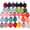 33 colori Fiori in chiffon con strass perla Centro Fiore artificiale Fiori in tessuto Accessori per capelli per bambini Fasce per capelli Fiore M1832