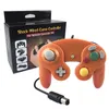 Joysticks gorący sprzedaż przewodowego kontrolera gier gamepad joystick dla kostki gier NGC Nintendo GC na platynę 22 kolory z kolorowym pudełkiem