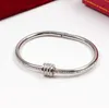 Korean full diamond ring bracelet round titanium steel screw letter Bracelet 18K Gold Bracelet