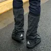 Couvre-chaussures de pluie réutilisables à Tube haut protecteurs de chaussures imperméables femmes hommes caoutchouc Galoches moto cyclisme élastique bottes couverture