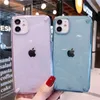 TPU Glitter Toz Telefon Kılıfı iPhone 11 Pro X XR XS Max 8 Artı SE Samsung Galaxy S20 A71 Dört Boyutlu Kapak Kılıfı