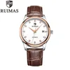 RUIMAS montre d'affaires de luxe hommes horloge automatique hommes montre mécanique étanche haut marque Relogio Masculino Drop 327e