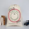 Santa bags merry christmas gift drawstring present storage big red and green party decoration eco friendly biodegradable