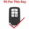 FLYBETTER Vera Pelle 4 Pulsante Keyless Entry Smart Key Case Cover Per Honda Accord/URV/CRV/Civic Car Styling L396