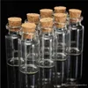 5 ミリリットルミニクリアコルクストッパーガラスボトル容器小ボトル透明ガラスボトル願い小さなウェディングボトル安いガラス瓶 S020C