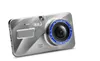 HD1080P 듀얼 렌즈 운전 레코더 자동차 보안 시스템 3.6 인치 금속 DVR 풀 HD 야간 투시경 반전 이미지 170 학위 모션 탐지 자동차 Dashcam