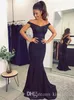 New Navy Blue Beads Sequined Deep V Neck Prom Evening Dresses Off Shoulder Long Lace Applique Formal Dresses Evening Gowns robes de soirée