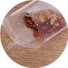 Cookie Candy Bag Wave point Frosted Snack Baking Package Self-Adhesive Plastic Bag For Biscuit