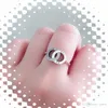 Kobiety New Fashion CZ Diamond Wedding Ring Set Oryginalne pudełko na Pandora 925 Sterling Silver Rings Gift Jewelry