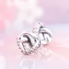 Hurtowe serce splatane stadniny kolczyki luksusowe biżuteria dla Pandora 925 Srebro Silver Damskie Kolczyki z pudełkiem