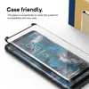SAMSUNG S6 S7 Edge S8 S9 Plus Note 8 9 9 H硬度フル接着剤ケースフレンドリアンチフィンガープリント強化ガラス小売パッケージ
