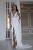 Beach Wedding Dresses V Neck Sleeveless Lace A Line Bridal Gowns Plus Size 4 6 8 10 12 14 16 18 20 22