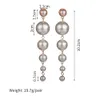 10Pair New Fashion Round Ball Imitation Pearls Stud Earrings For Women Party Wedding Gift Wholesale Ear Jewelry