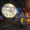 3m Diameter Inflatable Balloon Moon and Jupiter With LED Strip For the Science Museum Event Show