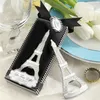 Creatieve bierfles opener nieuwigheid home party items de eiffel toren fles openers bruiloft gunsten geschenkdoos verpakking homewaret2i5521