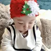 Baby Girls Christmas Hats Flower Santa Claus Card Caddice Caps Kids Knitting Hats Boy Winter Caps 4M6T 073886387