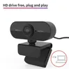 1080P HD Computer Camera USB Web Camera Webcams Built-In Sound-absorbing Microphone 1920 *1080 Dynamic Resolution Dropship