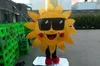 2019 venda Quente Mr. Sun Sunflower Mascot Costume Suit Fancy Dress Frete Grátis