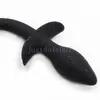 Anal Toys Unisex Love Silicone Plug Puppy Mice Tail Funny Butt Toy Insert Rollplay Game #R76