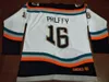 3740 män ungdom kvinnor vintage hockey män # 16 Ziggy Palffy 1997-98 Fishsticks Fisherman Rare Blue Jersey Team Letter