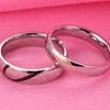 Наполовину сердечное кольцо из нержавеющей стали простое кружок настоящая пара свадебные обручальные кольца Will и Sandy Drop Ship