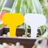 100 pezzi patio, prato giardino Fornitore Piante in vaso di plastica Mark T-type Plant Tag Etichette riutilizzabili per fiori vivaio Mark Tag Cartello da giardinaggio