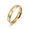 Pusty pierścień ze stali nierdzewnej Proste pierścienie zespołu Nowy projektant pierścień dla mężczyzn kobiet biżuteria