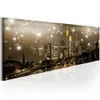 No Frame 1 Panels Beautiful Night Light Buildings Wall Decoration Modern City Landscape Pography Art Picture Multicolor257W