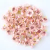 Guirlande de simulation artificielle multicolore 2cm soie marguerite tête de fleur accessoires décoratifs pour la maison de mariage