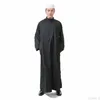 Mode musulmane pour hommes vêtements islamiques saoudien arabe dubaï Robes caftan Abaya Eid al-fitr Jubba Thobe arabe Islam longues Robes