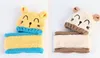 Winter Baby Hat and Scarf Cute 3D Cat Crochet Knitted Caps for Infant Boys Girls Children Kids Neck Warmer DA178