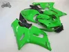 Gratis Custom Fairing Kit för Kawasaki Ninja 2005 2006 ZX6R 636 05 06 ZX-6R ZX636 ZX 6R Green Chinese Fairings Set