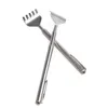 Rozszerzalne rozciąganie Telescoping Back Scratcher z piórem Pocket Clip Poręce Pocket Portable Stainless Steel Body Scratch