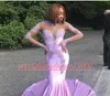 Abiti da ballo Illusion a maniche lunghe alla moda Sirena Sheer Applique nigeriano 2k19 Abiti da sera per feste africane Robe De Soiree Occasioni speciali