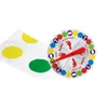 Крытый Fun Twister Игрушечная Игра Для Детей Взрослых Спорт Двигается Интерактивная Группа Развивающие Игрушки Классический Spot Body Twister Game