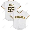 Infant Toddler baby 55 Josh Bell Pittsburgh Starling Marte Adam Frazier Colin Moran Melky Cabrera Gregory Polanco Clemente Pirates Jersey