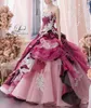 Stella De Libero Quinceanera Jurken Sweetheart Flower Appliqués Lace Up Galajurk Feestkleding Gelaagde Rokken Ruches Formeel Feest 6837669