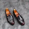 dubbla munkbandskor loafers herr brittiska herrskor formella coiffeur bröllopsskor herr elegant lyx